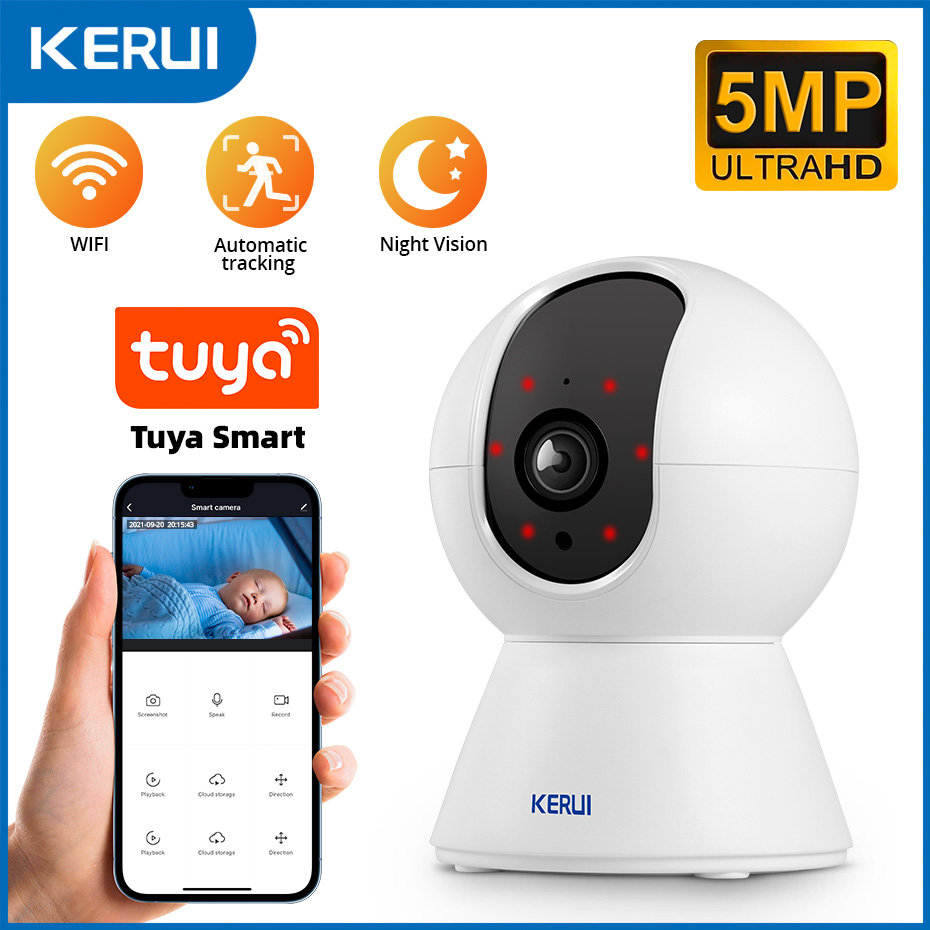 KERUI 5MP Tuya Smart Mini WiFi - огляд і ціна Eufy Camera E220